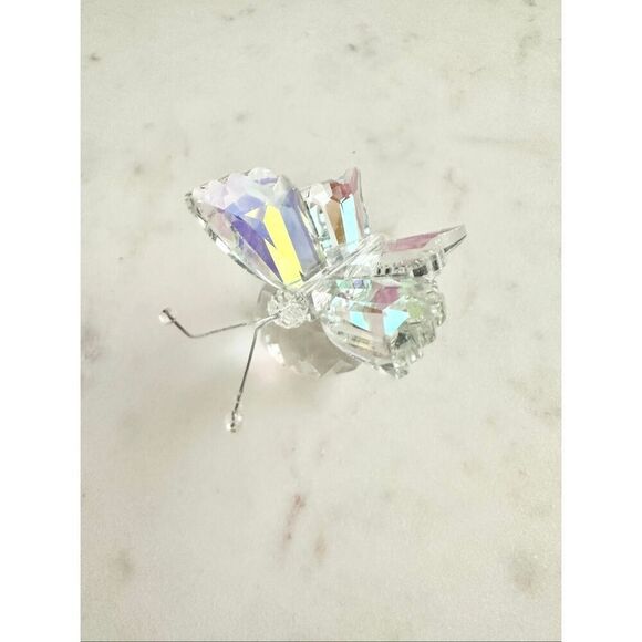 Iridescent glass butterfly decor - Picture 12 of 13